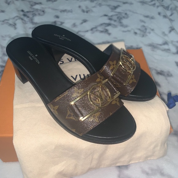 Louis Vuitton sandals slides heels - Picture 3 of 9